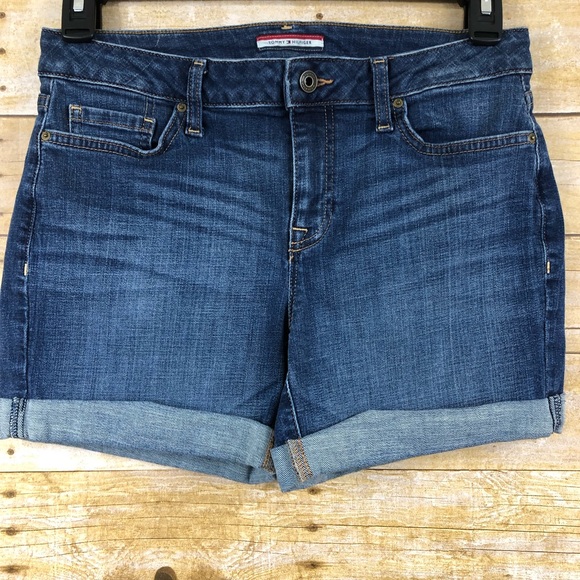 Tommy Hilfiger Pants - Tommy Hilfiger Cuffed Jean Shorts size 4